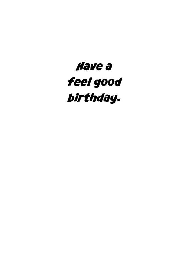 Birthday Card (Good News)