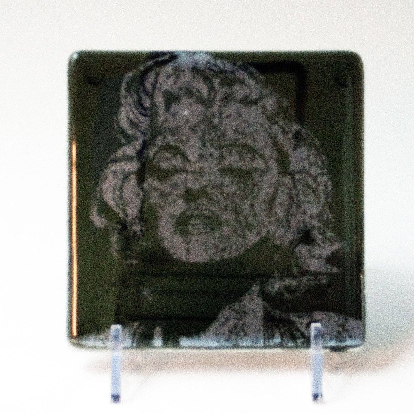 Marilyn Monroe Fused Glass 4" Single Coaster