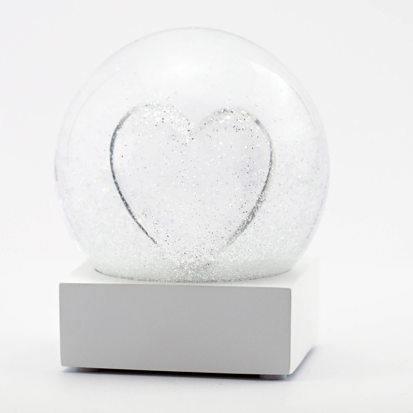 Crystal Heart Snow Globe
