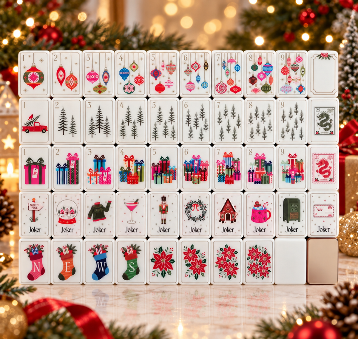 Christmas American Mahjong Set (Limited Quantity)