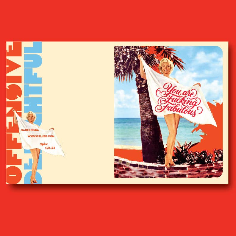“You Are Fucking Fabulous” Greeting Card