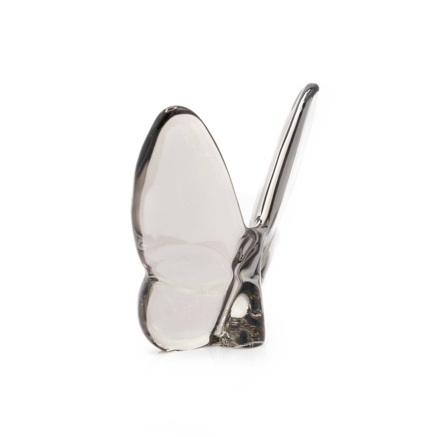 Crystal Butterfly Figurine in Gray/Silver