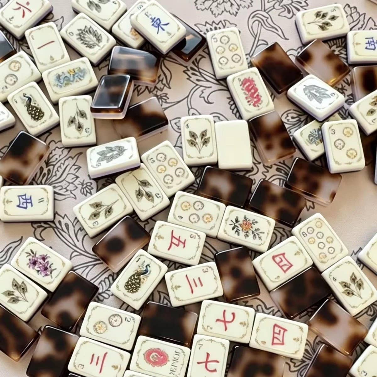 2026 (Limited Edition)Three-Layer Acrylic Mahjong Tiles