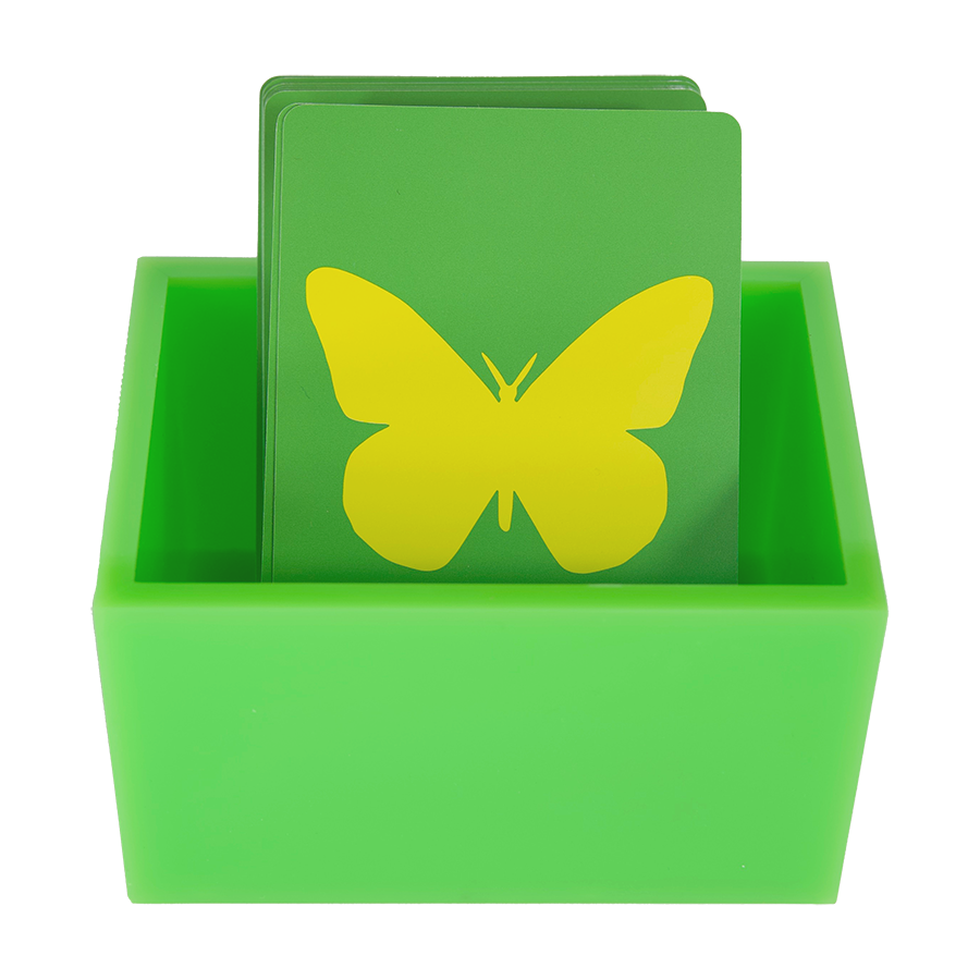 Canasta 2 deck card holder-Green