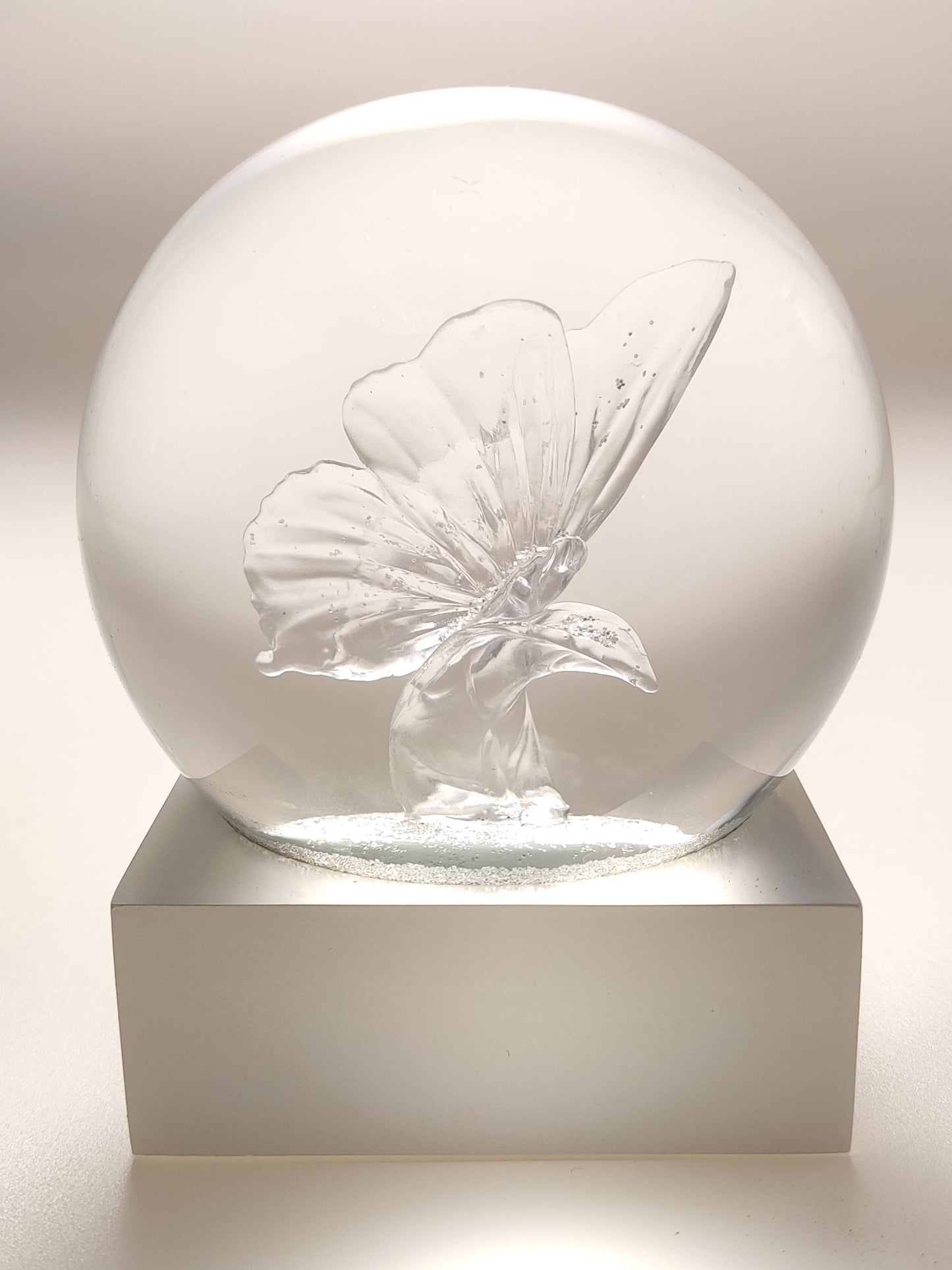 Crystal Butterfly Snow Globe