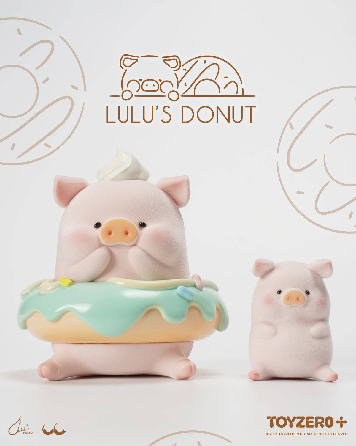 LULU THE PIGGY - XL DONUT (Trending)
