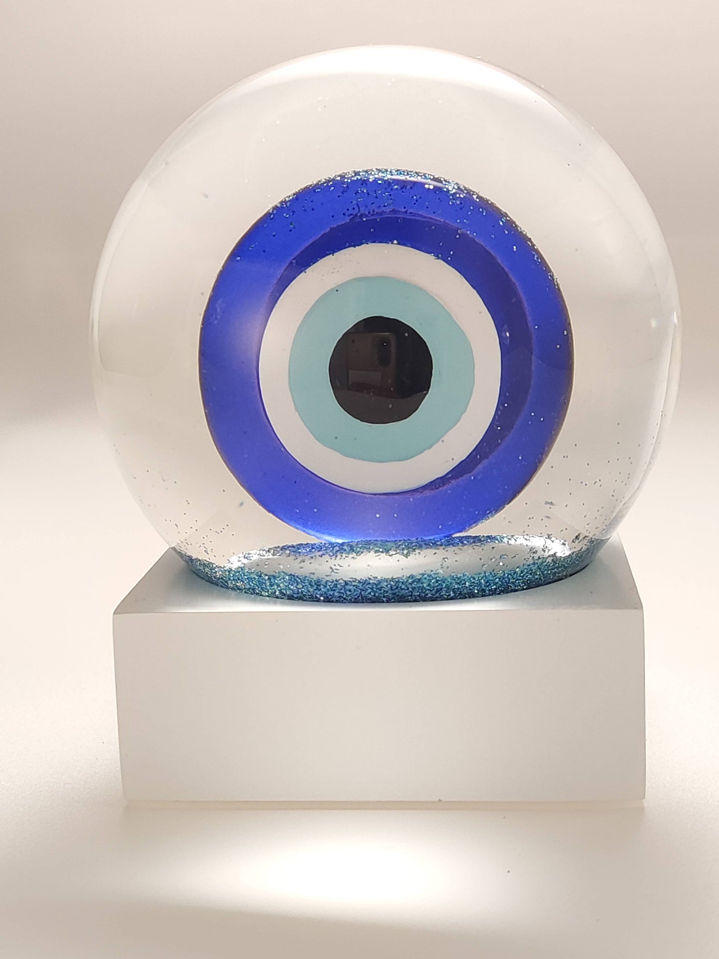Evil Eye Snow Globe
