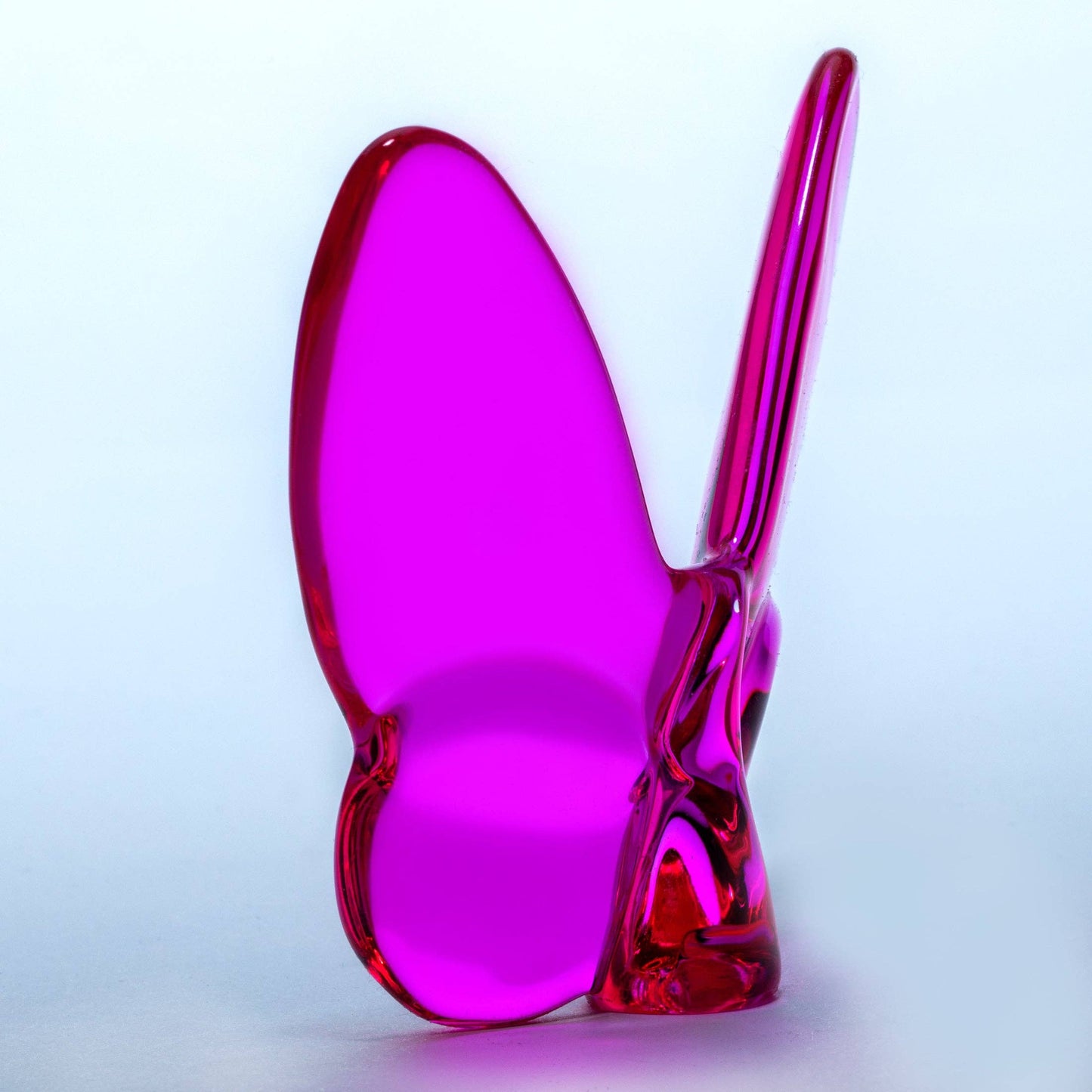 Crystal Butterfly Figurine in Fuschia
