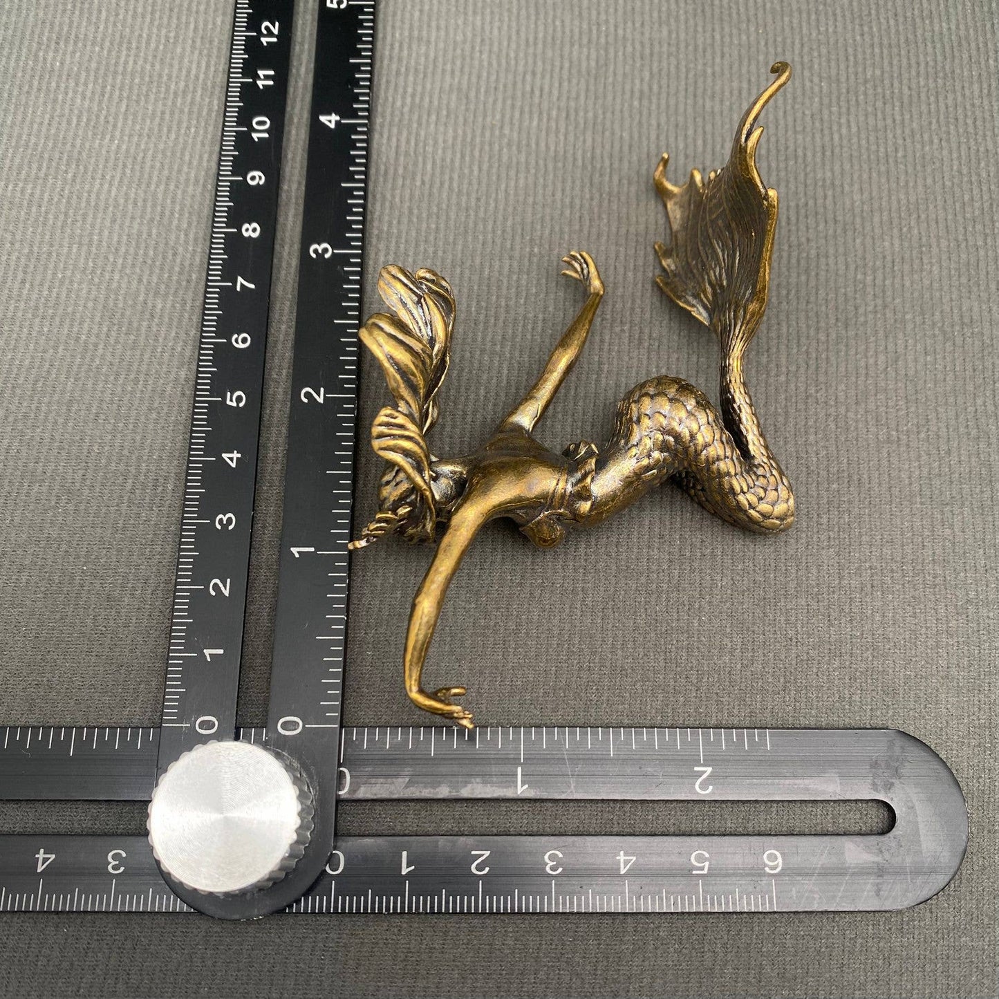 Brass Mermaid Princess Crafts Decoration Desktop Ornaments