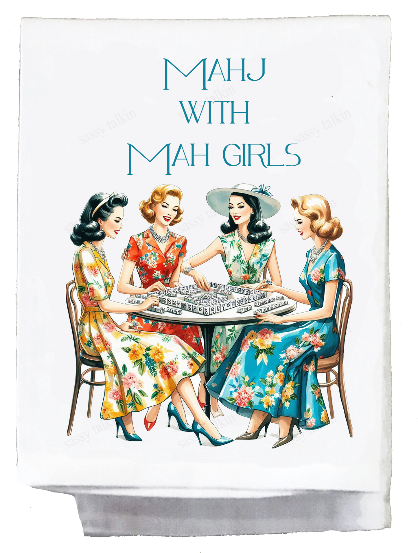 Sassy Girl, Mahjong, Mahj with mah girl