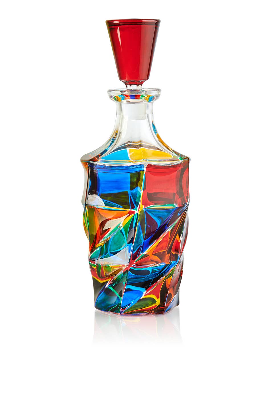 Flamenco Decanter Venetian Glass