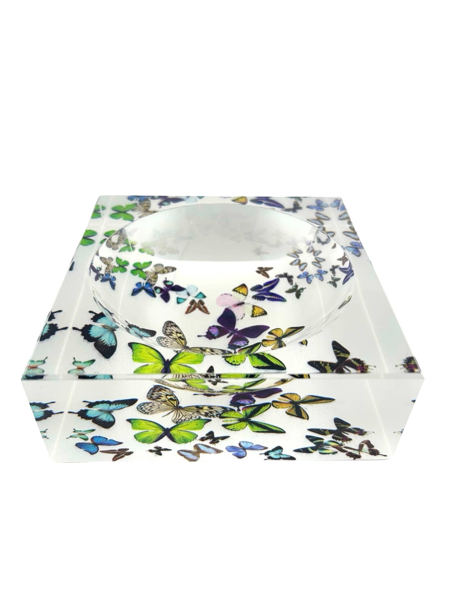 Small Acrylic Butterflies Catchall , Kaleidoscope