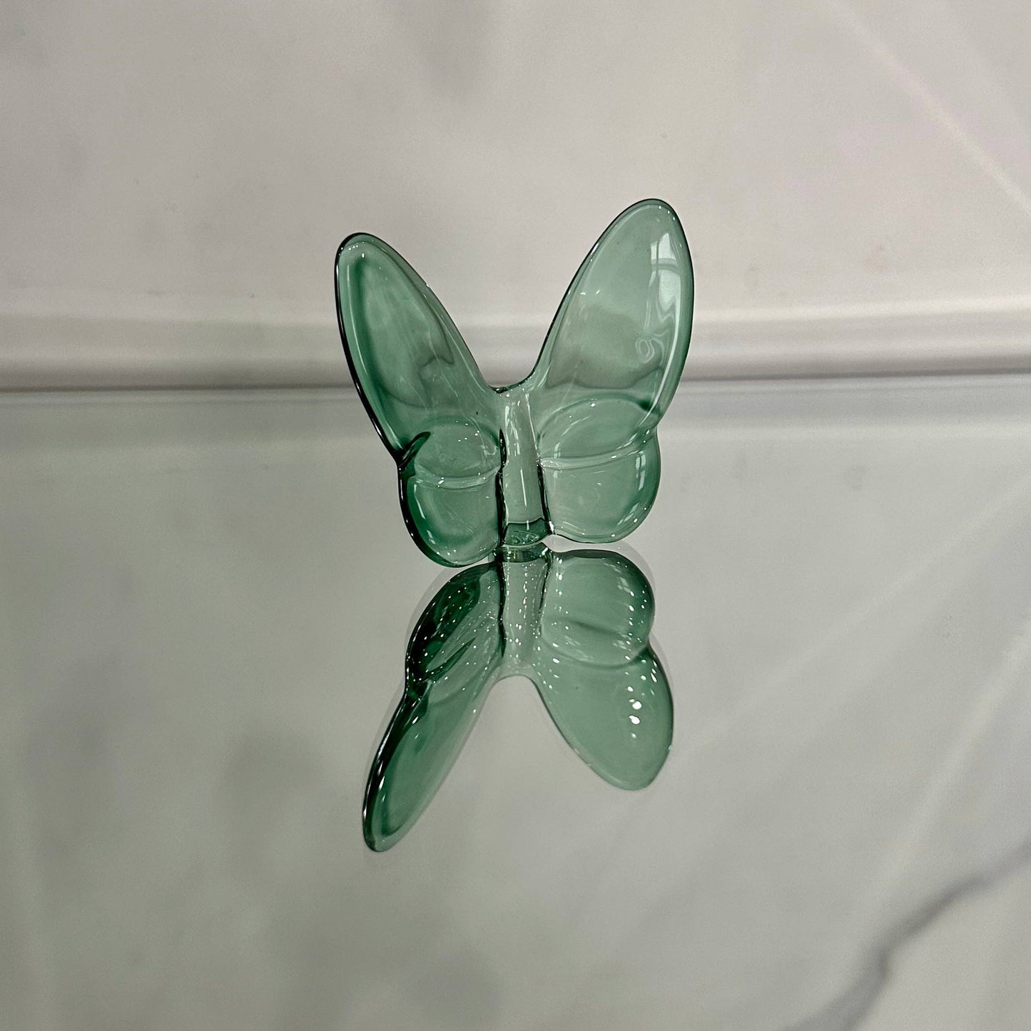 Crystal Butterfly Figurine in Mint