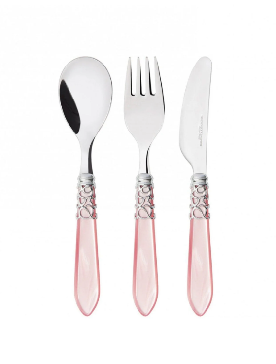 BABY PINK MOTHER OF PEARL Cutlery Set