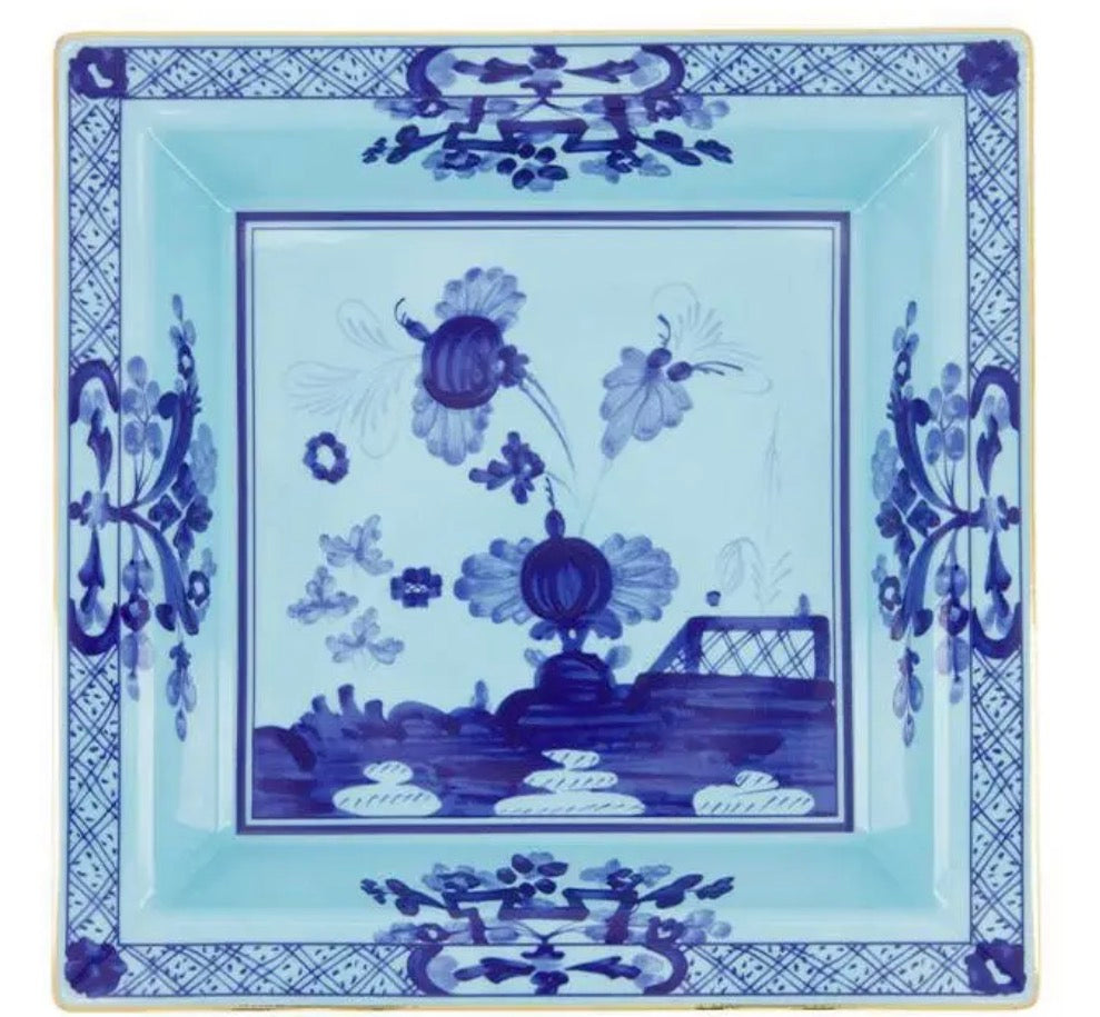 Oriente Italiano Square Change Tray- Iris