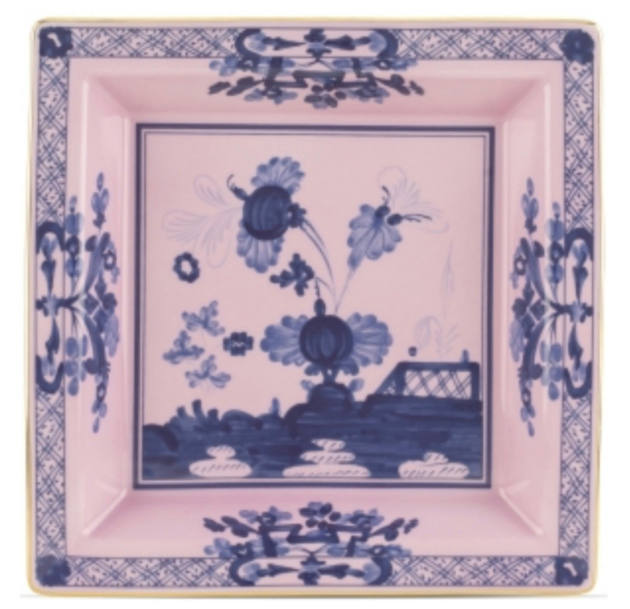 Oriente Italiano Square Change Tray- Azalea