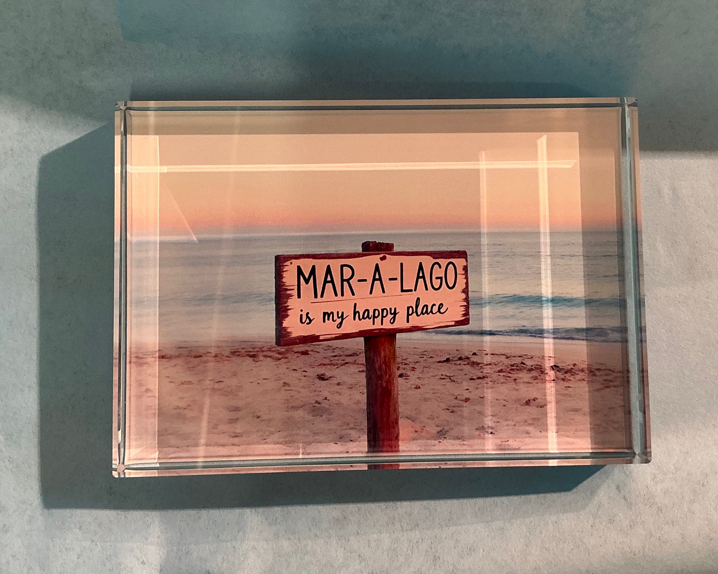 Glass Block My Happy Place *Exclusive to Code Blue*
