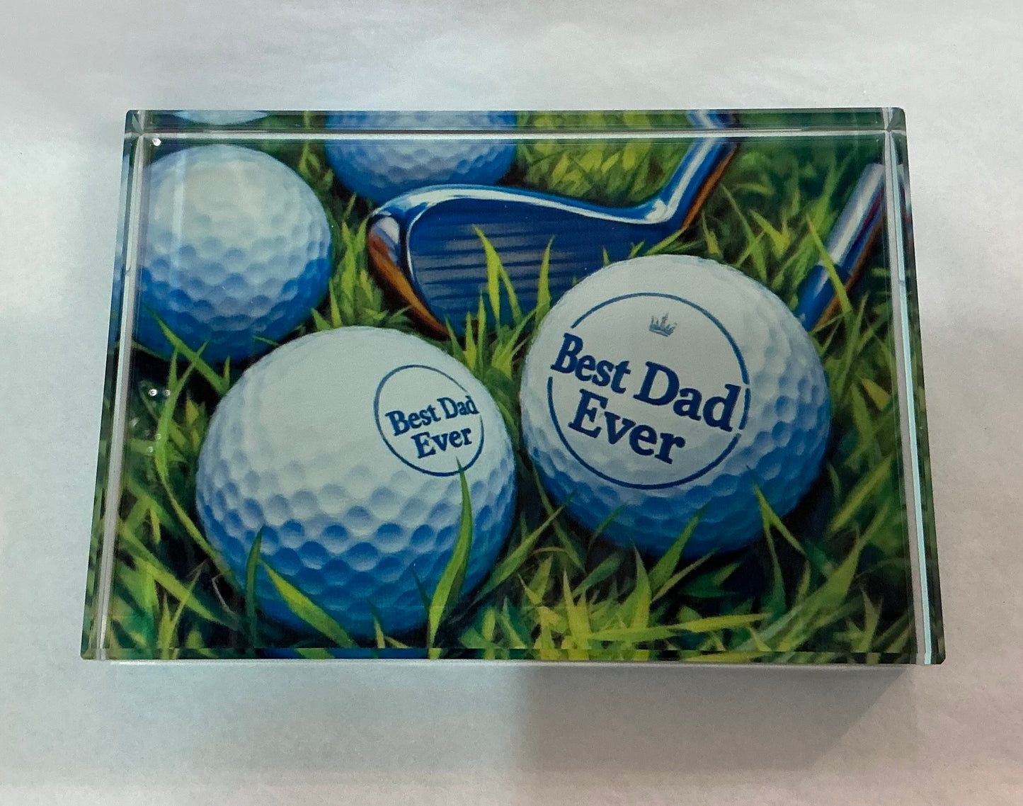 Glass Block Vibe- Best Dad Ever *Exclusive to Code Blue*