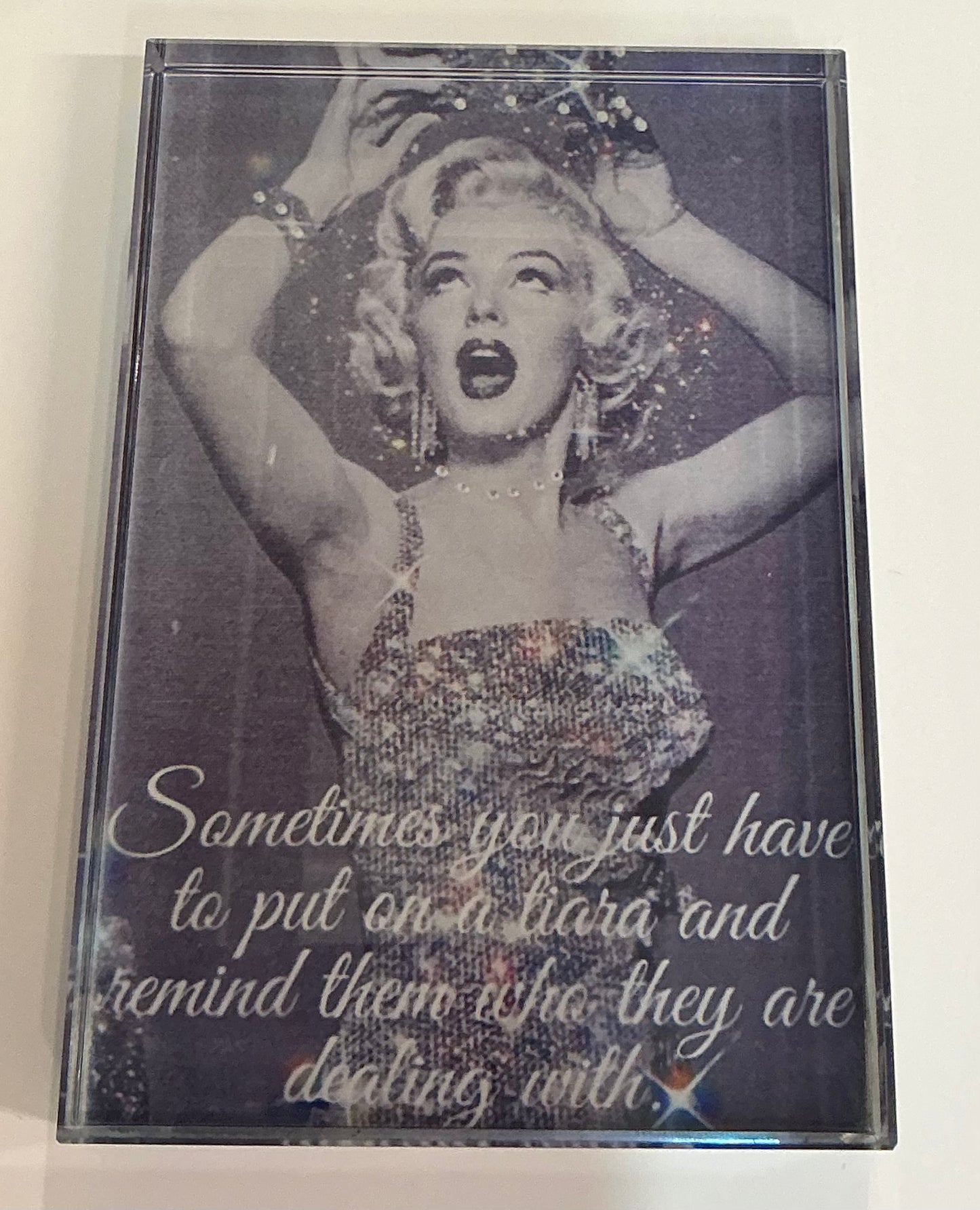 Glass Block - Marilyn- Tiara *Exclusive to Code Blue*