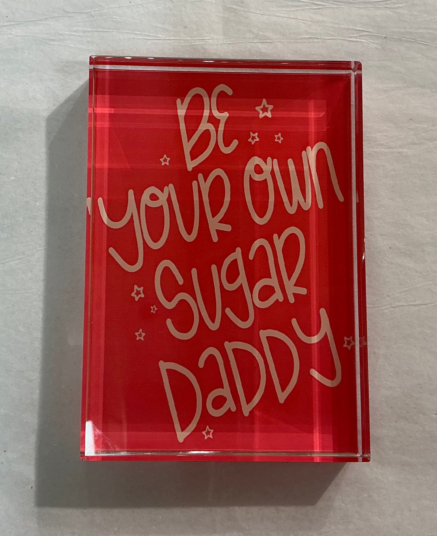 Glass Block - Be Your Own Sugar Daddy *Exclusive to Code Blue*