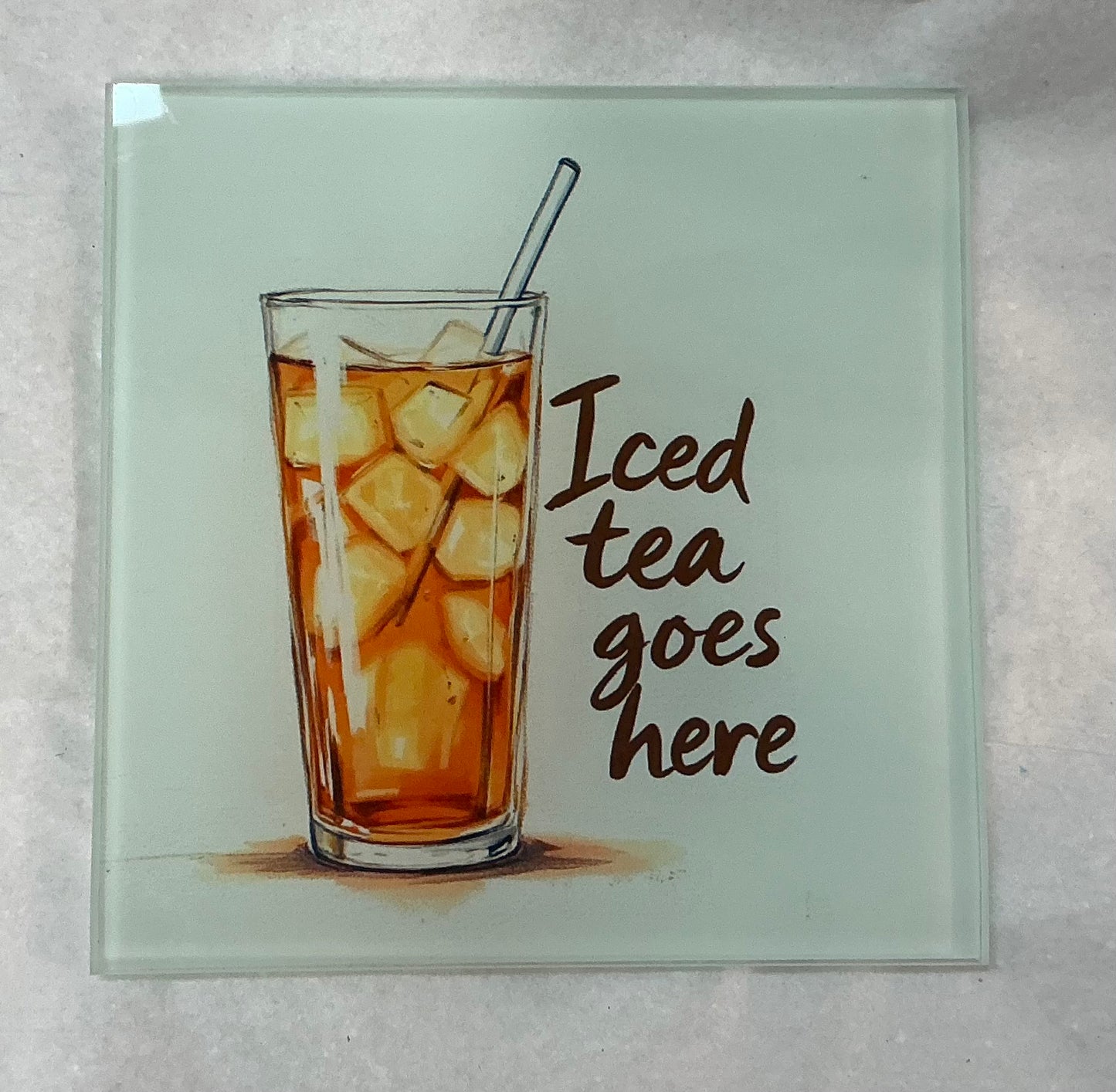 Iced Tea Goes Here per Coaster (Exclusive to Code Blue)