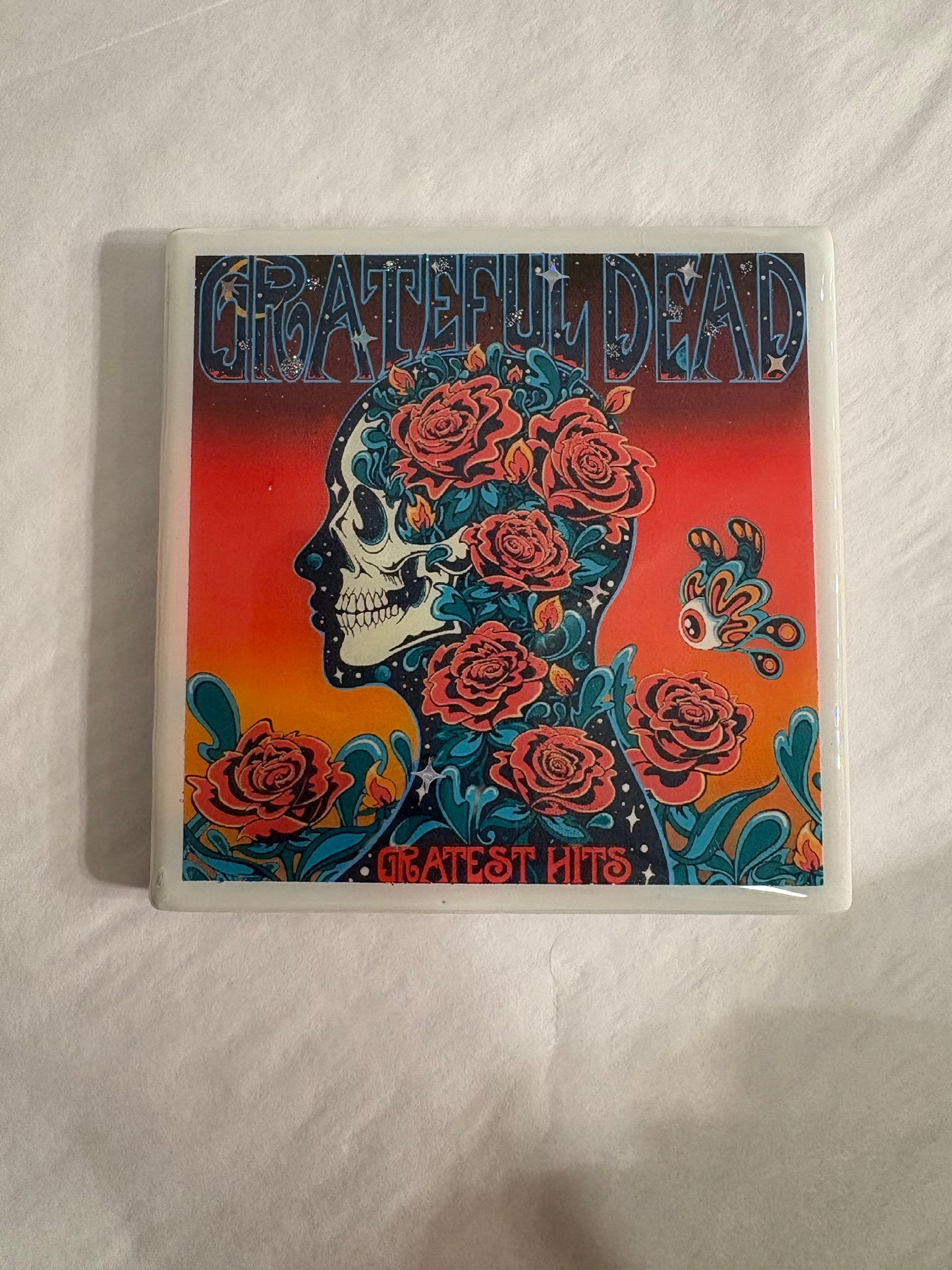 Grateful Dead Coaster (Handmade)