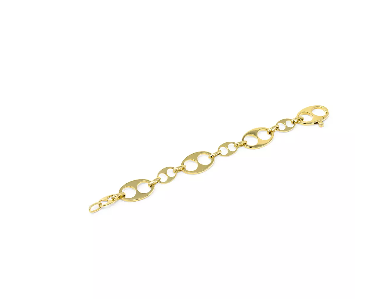 Nautical Multi Link Bracelet 18k by Jenna Blake