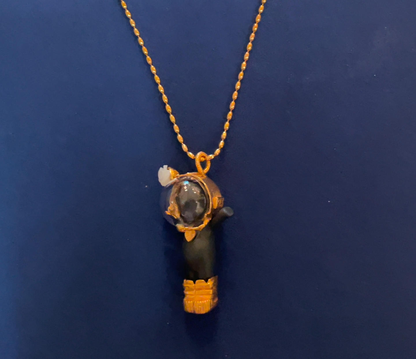 Major Tom Necklace (Black/Gold)
