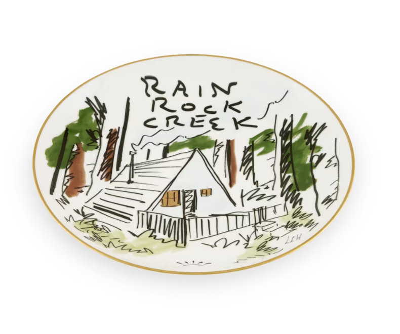 Profumi Luchino Decorative Plate - Rain Rock Creek
