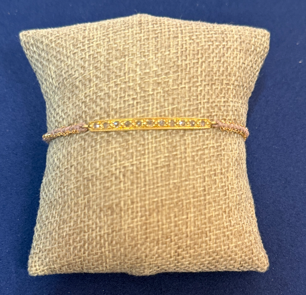 Silk Diamond Pave Bracelet