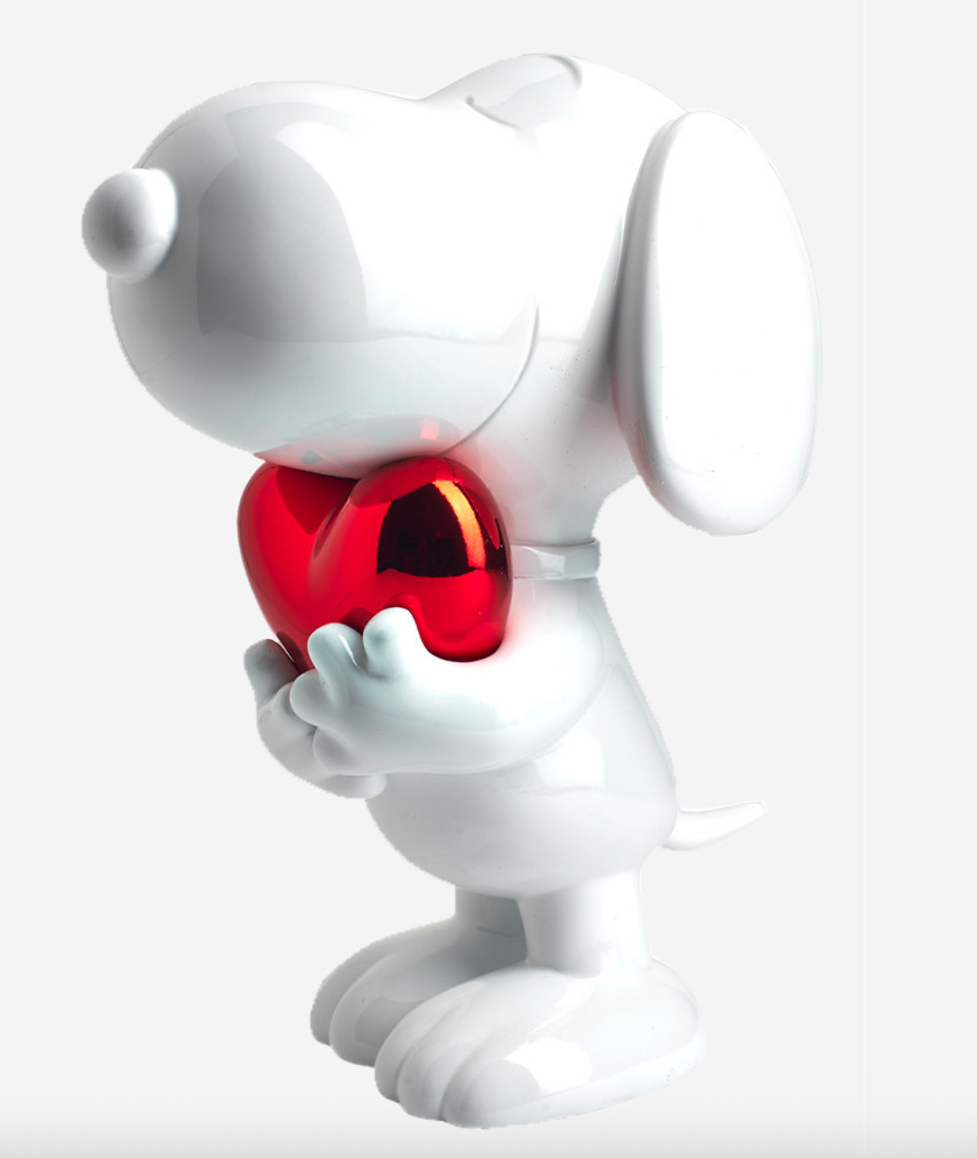 Snoopy HEART White & Shiny Red Heart (limited edition)