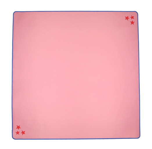 Pink Corner Stars Mahjong Mat