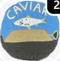 Caviar Beaded Pillow