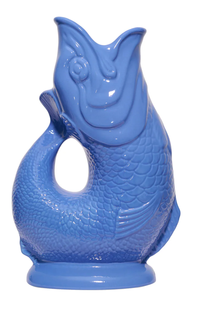 Sea Blue Original Gluggle Jug (Made in England)