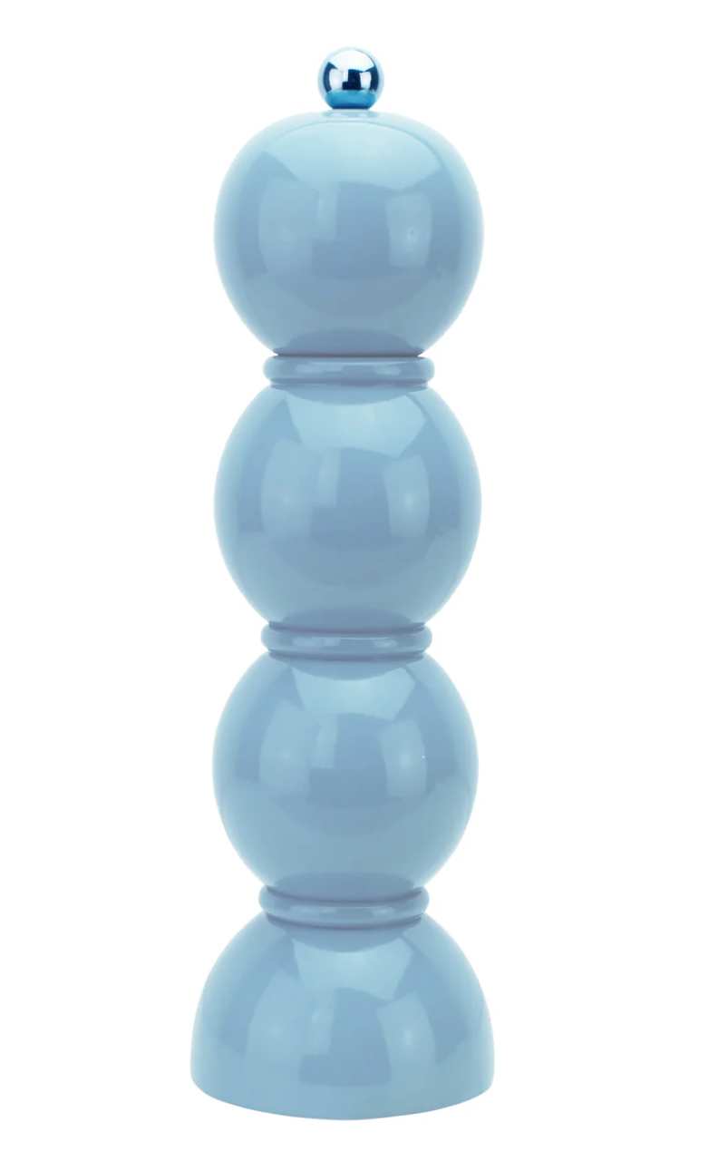 Periwinkle Bobbin Salt or Pepper Mill
