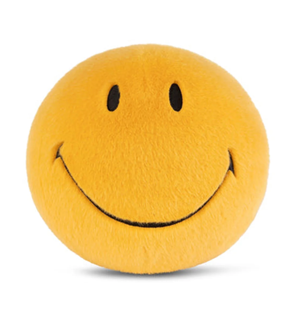 Plush Smiley ECO Fuzzy Bright Yellow (Large Size)