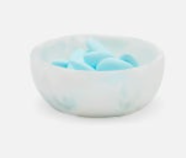 HUGO, White Swirled, Serving Bowl, 4" x 1.5"