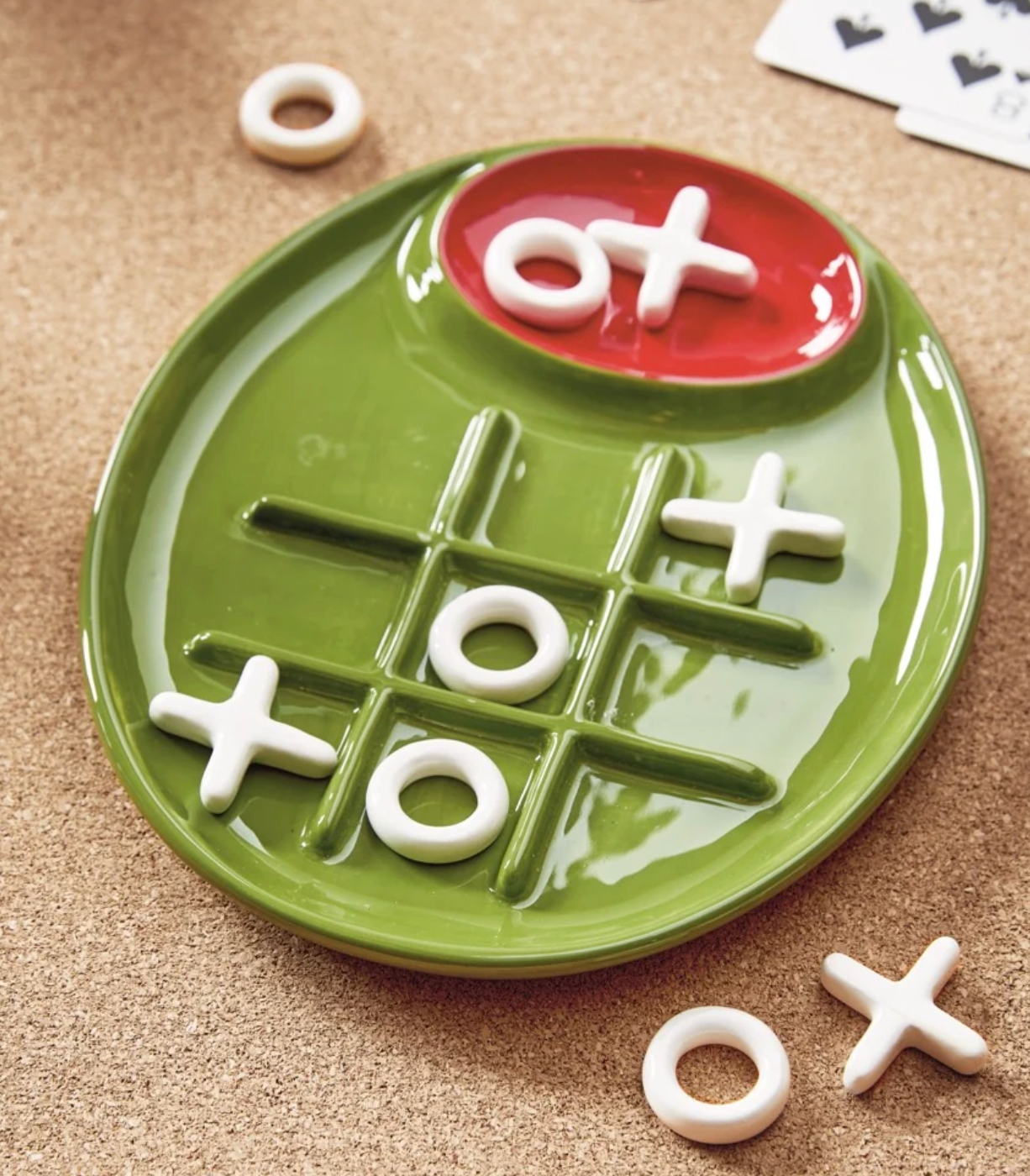 Olive Tic Tac Toe Game Set