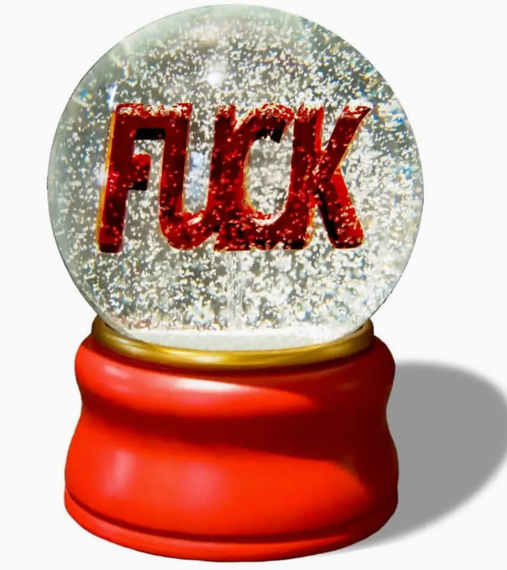 F**K Snow Globe (Very Cheeky Gift)