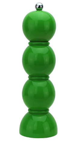 Bobbin Salt or Pepper Mill in Buttercream or Leaf Green