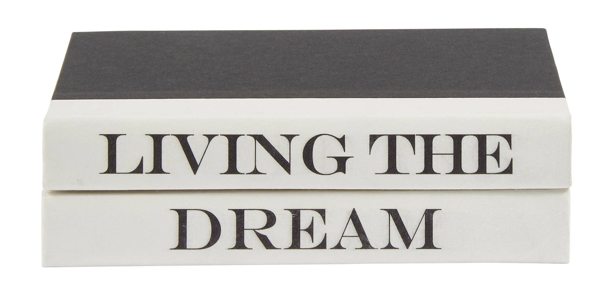 Living The Dream Black Covers 9.5" Wide 2.5 Tall