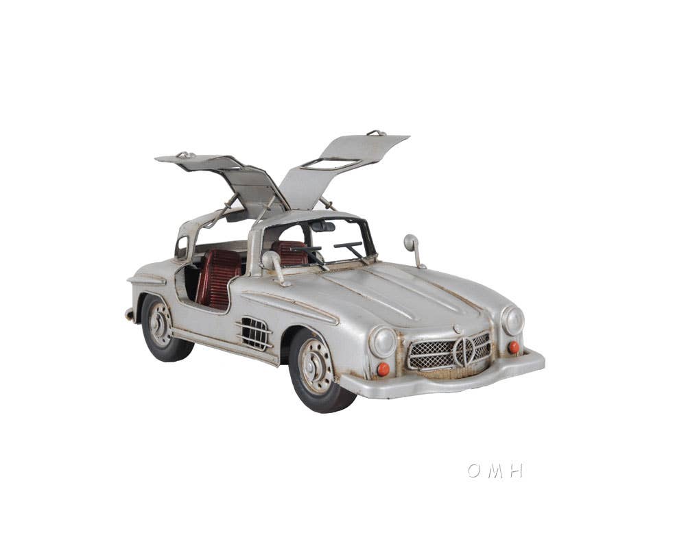 Mercedes Benz 300L Gullwing Silver Tabletop Model