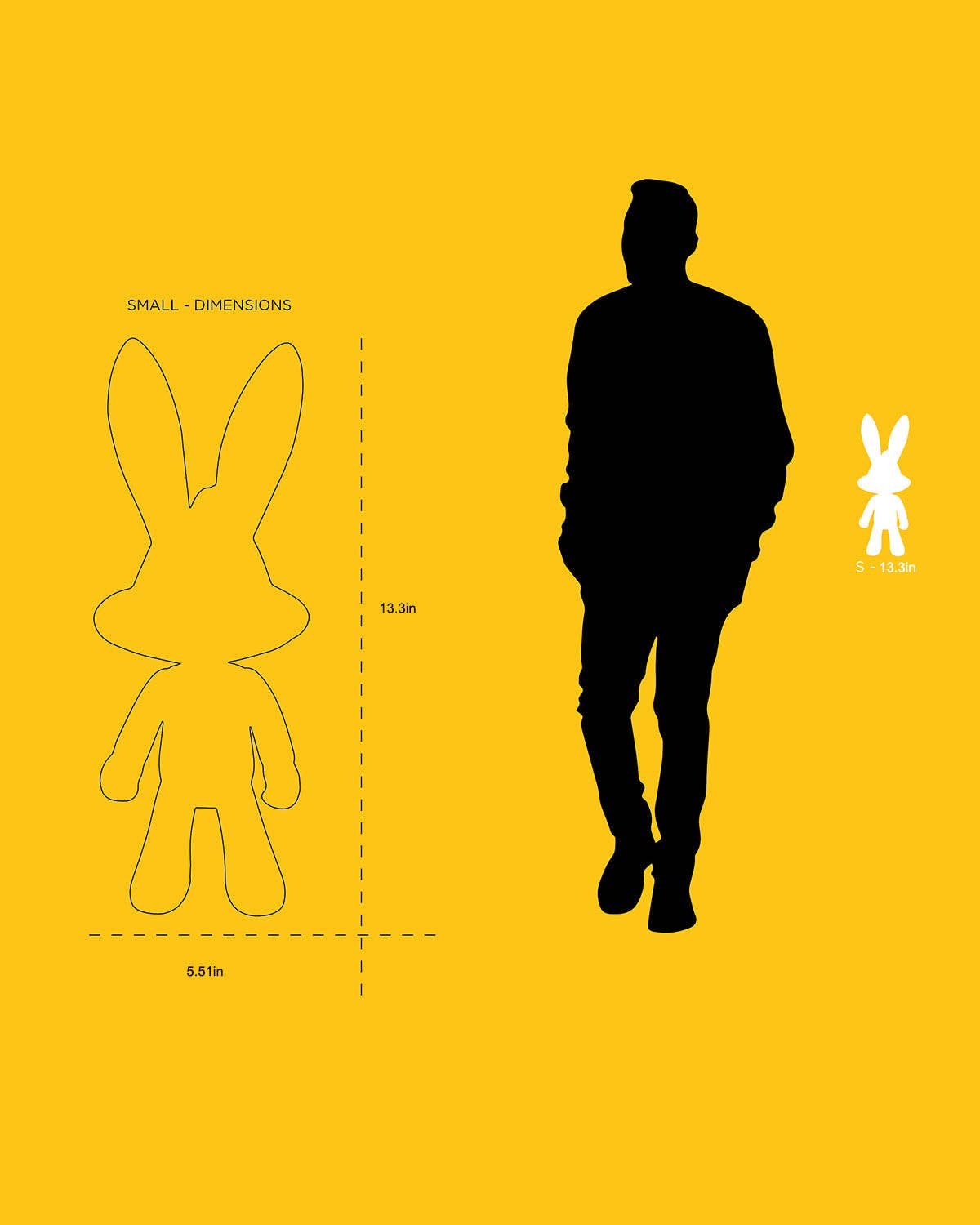 Bugs Bunny SUPER POP Grey & White