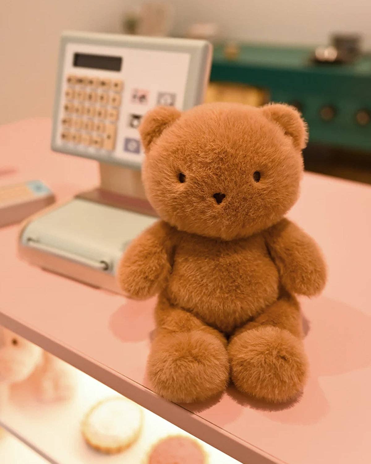 Plush Brown Bobo Bear 9"