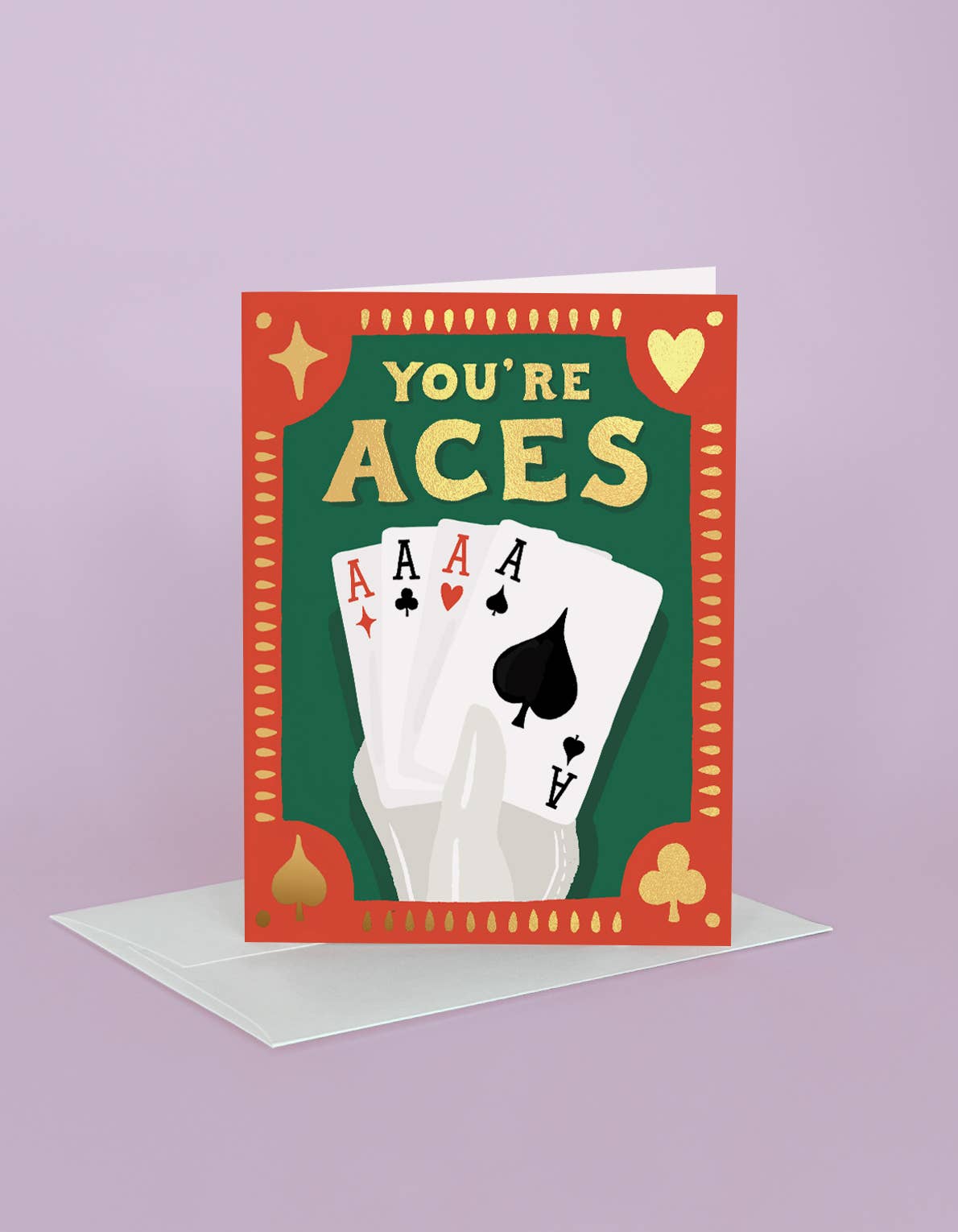 Love & Friendship Greeting Card | You're Aces Poker