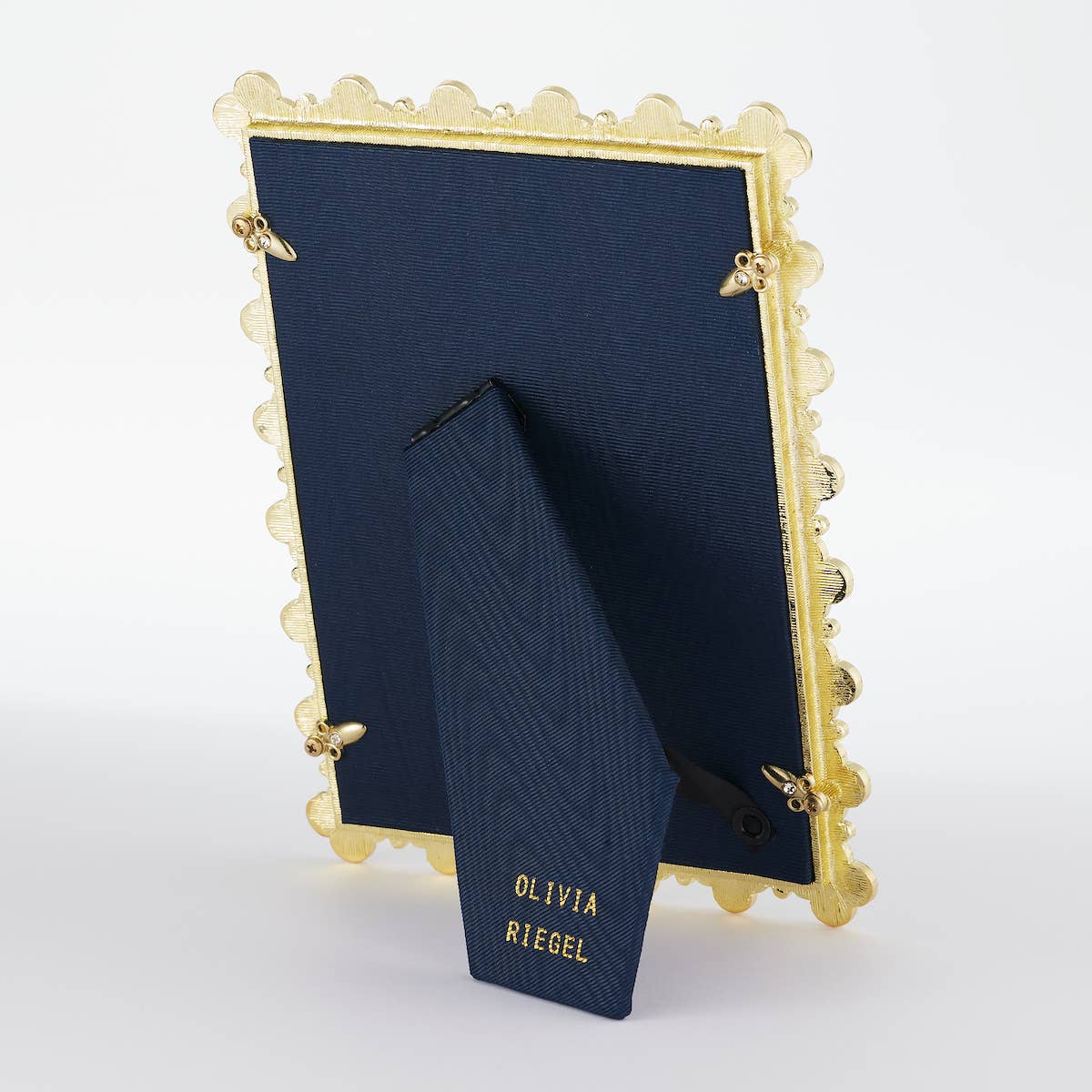 Gold Pavé Clover 5" x 7" Picture Frame | Photo Frame