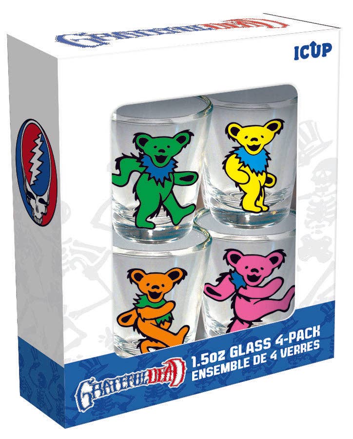 Grateful Dead Mini Glass Set (4-Pack)
