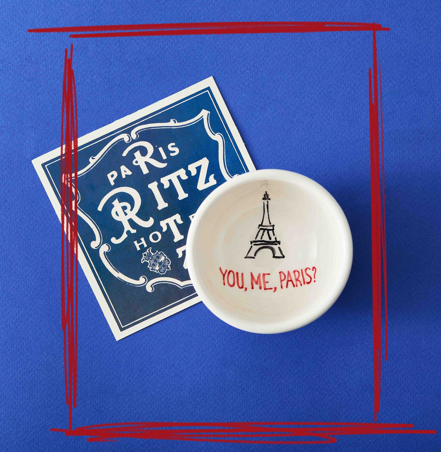 Love Bowls Dipping Dish - You, Me, Paris