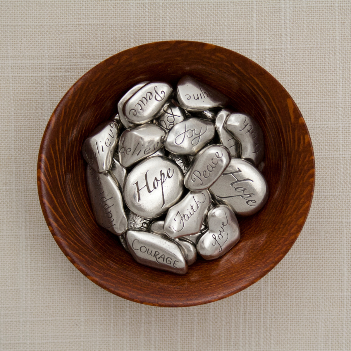 Courage Pocket Stone | Pewter Token | Keepsake Gift
