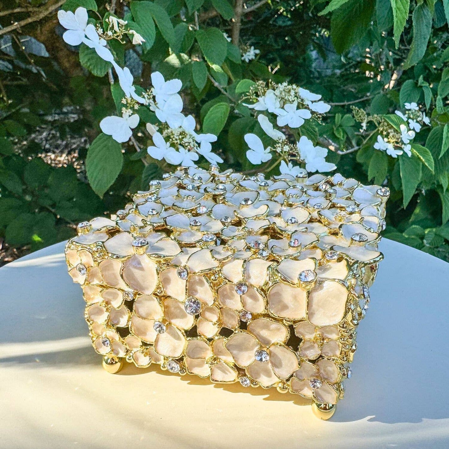 Dogwood Pattern Decorative Box
